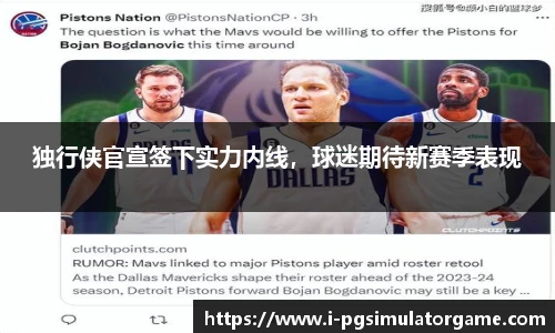 独行侠官宣签下实力内线，球迷期待新赛季表现